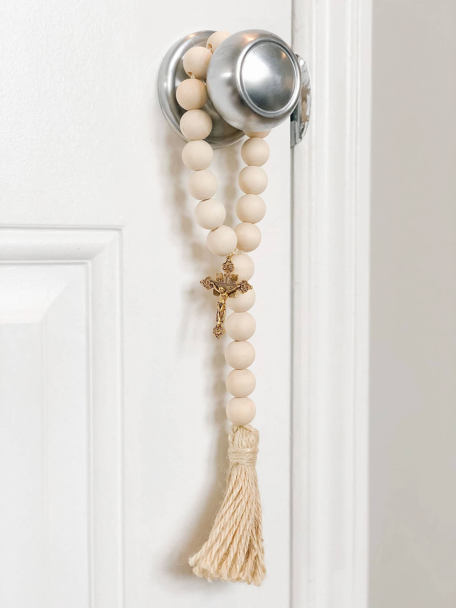 Cross Home Blessing Door Hanger - Religious Wall Decor for Christian Homes - Perfect for Easter, Christmas & Housewarming Gifts
