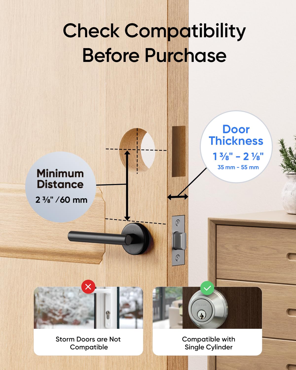 eufy Security Video Smart Lock S330 - 3-in-1 Smart Wi-Fi Deadbolt with Camera, Doorbell & Fingerprint Keyless Entry | Front Door Security System with App Remote Control, SD Card Storage & Included Chime | Perfect for Home Security, Smart Home Automation & Remote Access