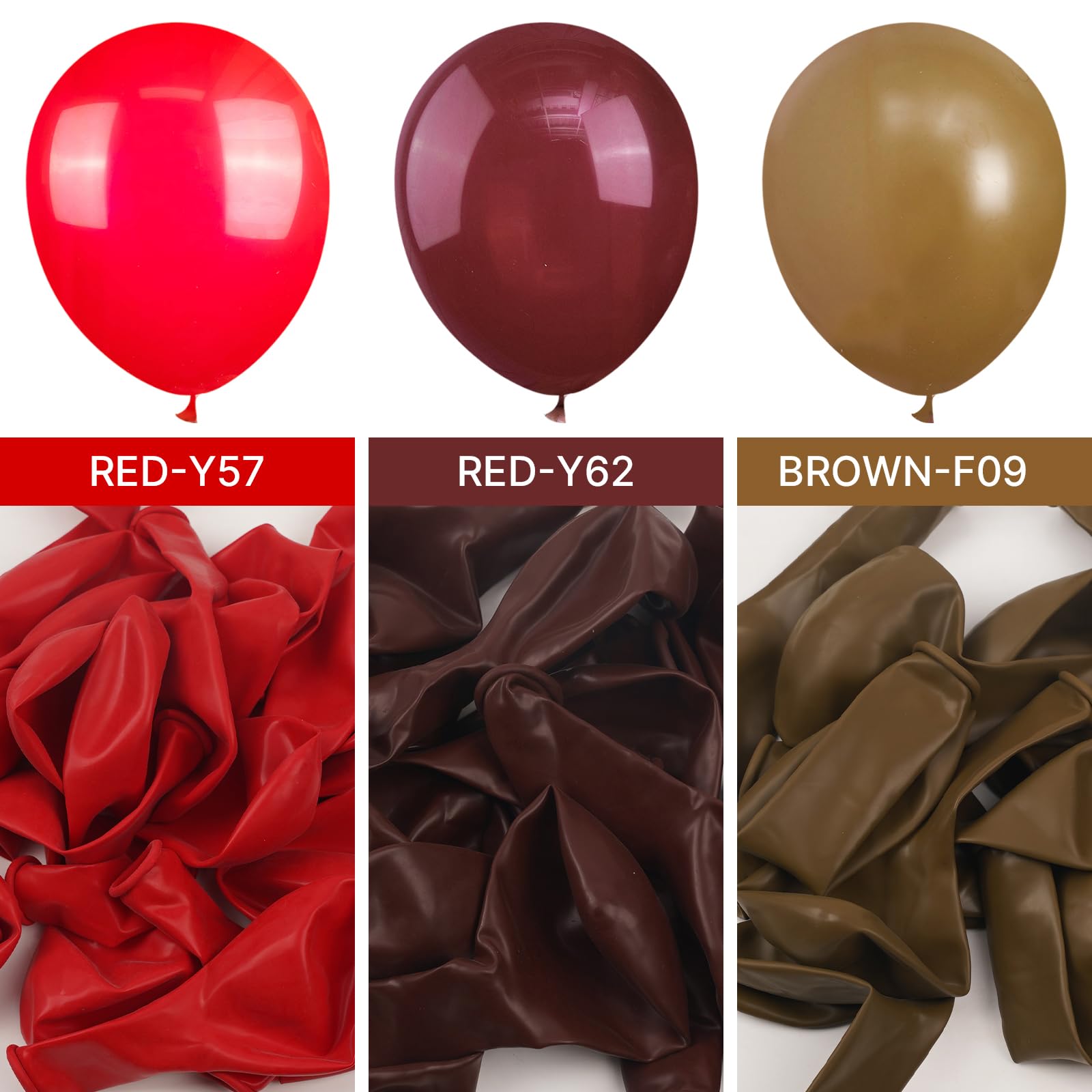 85-Pack Burgundy Balloons for Party Decorations - 18