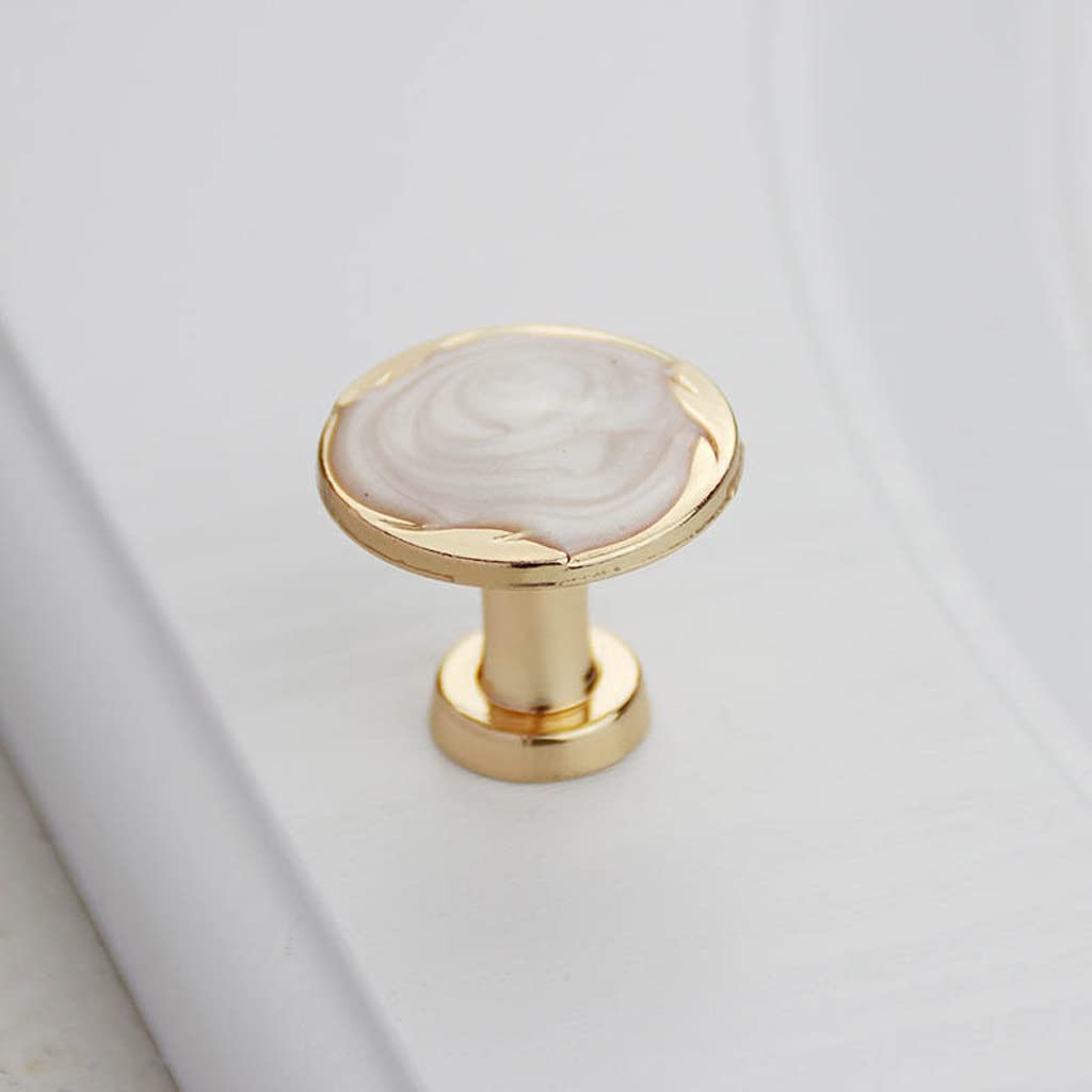 GANFANREN Zinc Alloy Gold Cabinet Handles & Drawer Knobs - Vintage Style Kitchen Cupboard Pulls, Wardrobe Handles & Wall Hooks (Color B) - Perfect for Home Decor, Kitchen Renovation & Furniture Upgrade