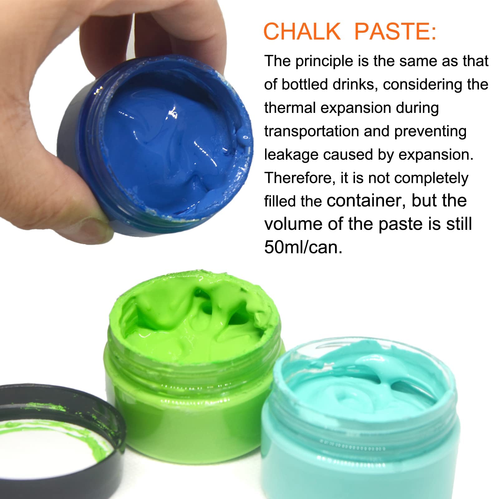 12 Jars Chalk Paste Paint Set - Non-Toxic DIY Chalkboard Ink for Stencils, Art Crafts & Home Decor | Perfect for Wall Lettering, Signage & Creative Projects