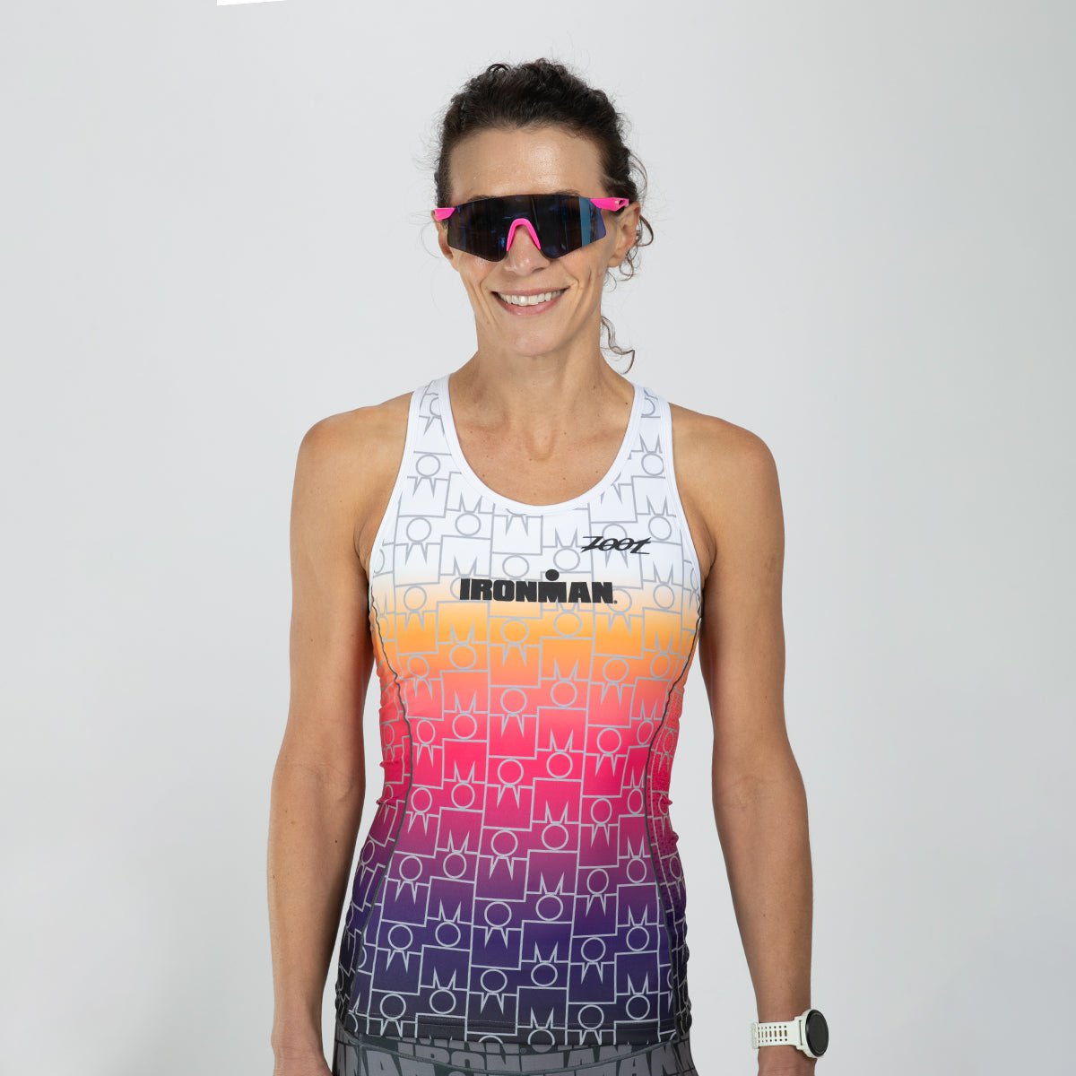 Women's Limited Edition Tri Racerback Sports Bra - IM Endurance Workout Top for Running, Yoga & High-Intensity Training