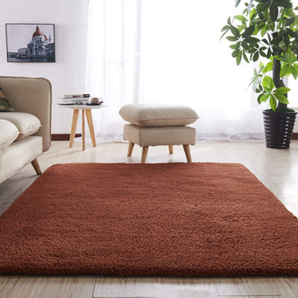 Premium Soft Shag Area Rug 2'x8' - Non-Slip Plush Rectangular Carpet for Living Room, Bedroom, Nursery & Coffee Area - Modern Indoor/Outdoor Home Decor Runner - Perfect for Kids Playroom & Cozy Spaces