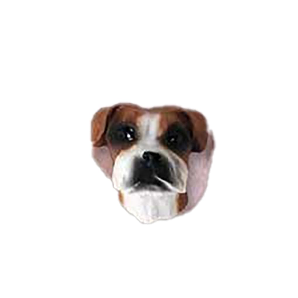 Conversation Concepts Boxer Dog Uncropped Earrings - Post Earrings for Women - Perfect for Casual Wear, Gifts, and Dog Lovers