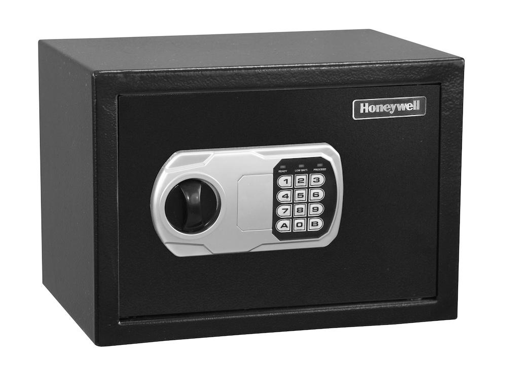 Honeywell 5110 Digital Lock Steel Security Safe - Compact & Fireproof for Home, Office, Jewelry & Cash Protection | Portable Safe Box for Valuables & Documents