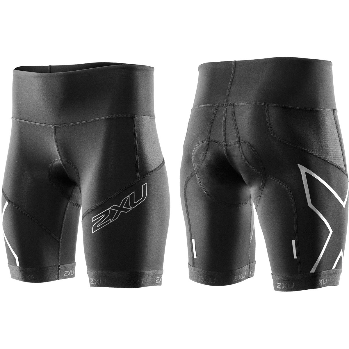 2XU Women's High-Performance Compression Cycling Shorts - Moisture-Wicking & Breathable Bike Shorts for Cycling, Spinning & Workouts - Perfect for Road Biking & Indoor Training