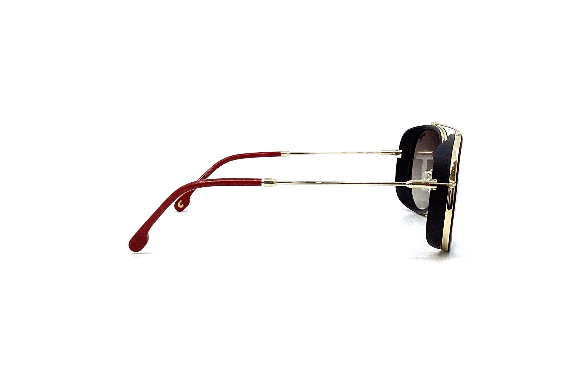Carrera 166/S Sunglasses Gold Black - Polarized Aviator Sunglasses for Men & Women - UV Protection, Stylish & Durable - Perfect for Driving, Travel & Outdoor Activities