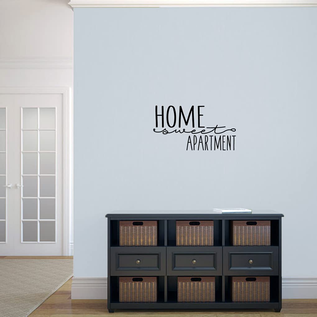 Home Sweet Apartment Wall Decal 18x10