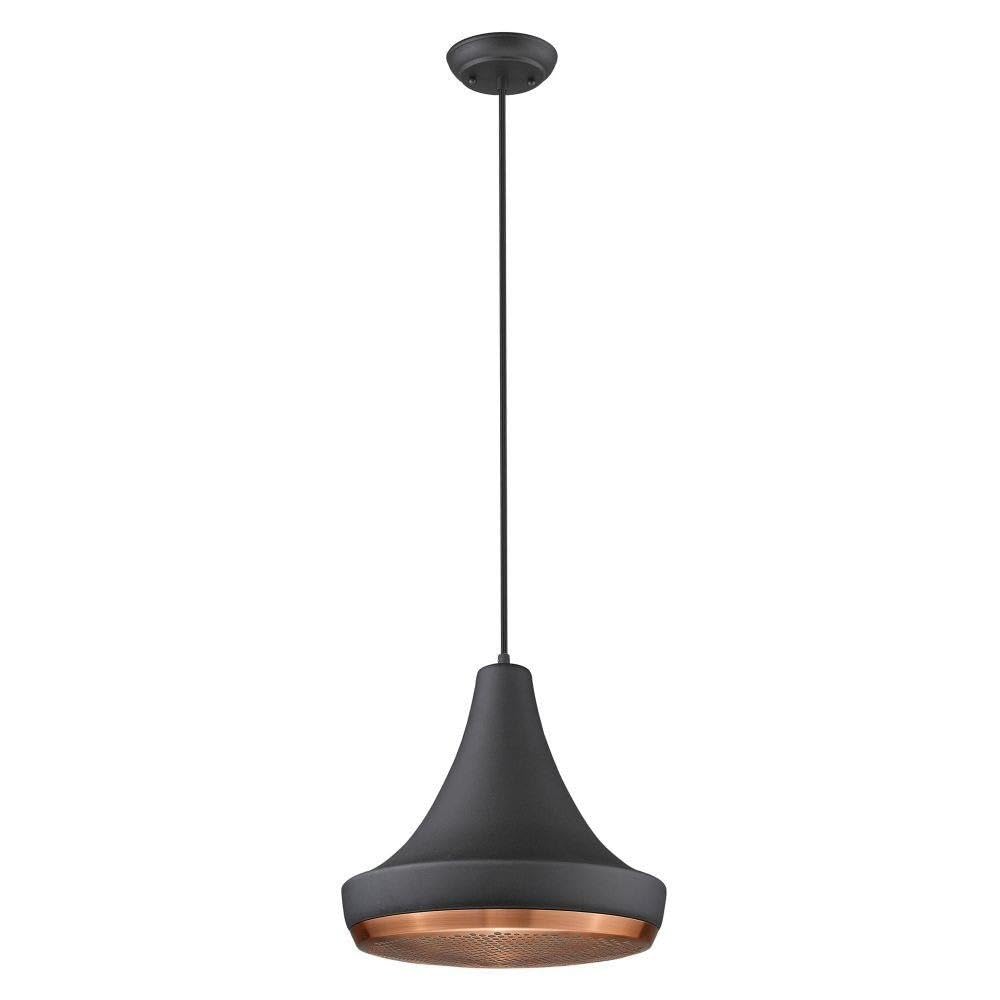 Acclaim TP30121BK Modern Black Ceiling Light Fixture - Perfect for Living Room, Bedroom & Dining Room Lighting