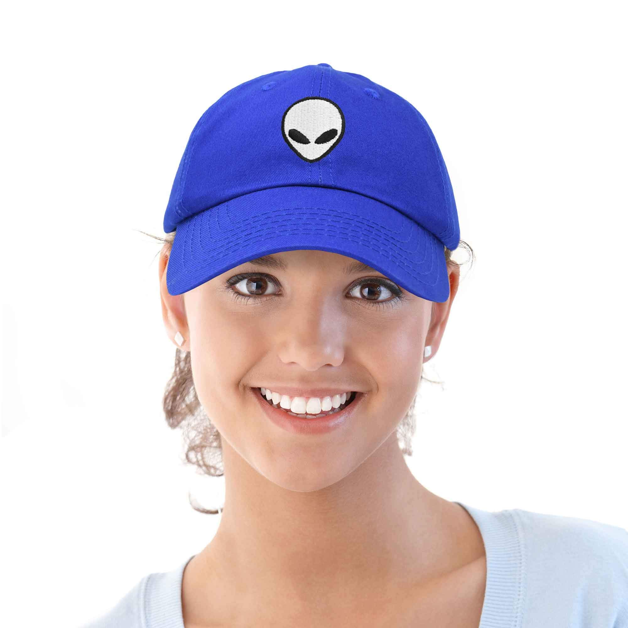 Alien Head Baseball Cap for Men & Women - Unique Sci-Fi Design, Adjustable Fit, Comfortable Cotton - Perfect for Cosplay, Halloween, and Everyday Wear