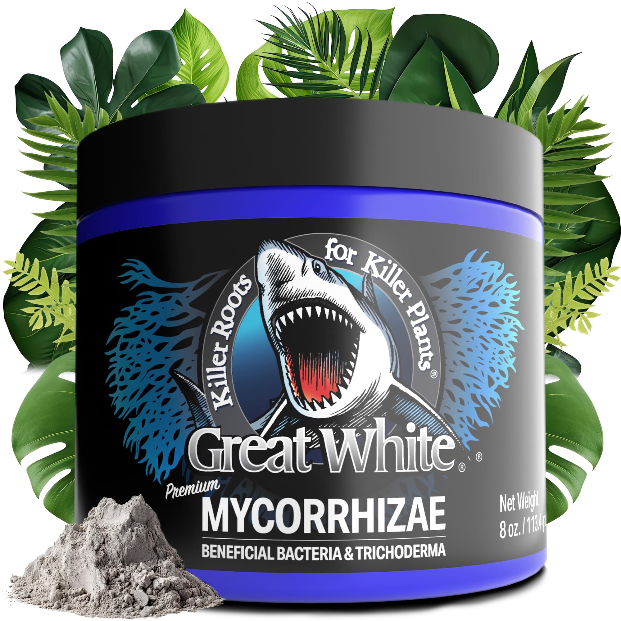 Premium Mycorrhizal Fungi & Beneficial Bacteria - 4 oz & 8 oz Concentrated Root Stimulator for Plants | 3-in-1 Organic Plant Growth Booster | Ideal for Indoor Houseplants, Vegetable Gardens & Hydroponics
