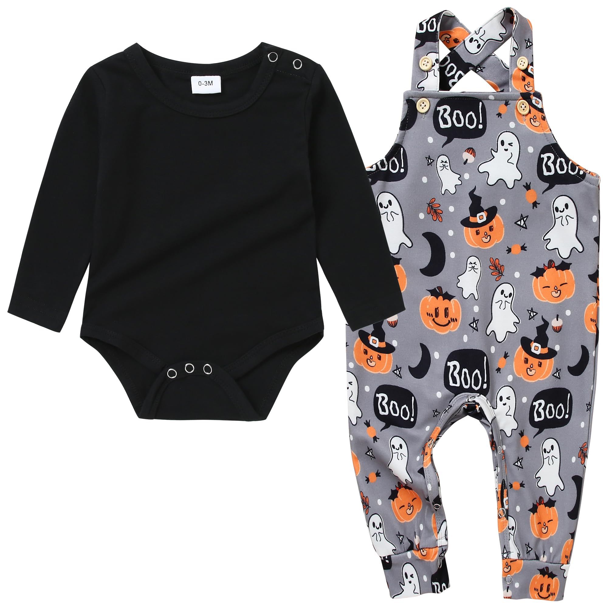 YUEMION Baby Boy Clothes 2-Piece Stripe Romper Set | Newborn to 24 Months | Soft Cotton Outfits for Infant & Toddler Boys | Perfect for Playtime, Photos & Daily Wear