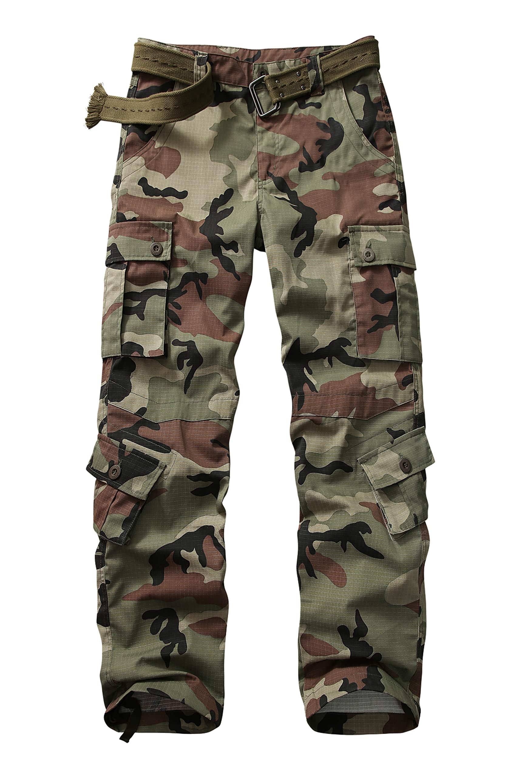 Men's Lightweight Tactical Hiking Pants - Outdoor Ripstop Cargo Work Pants with Multiple Pockets - Perfect for Camping, Hiking & Everyday Wear
