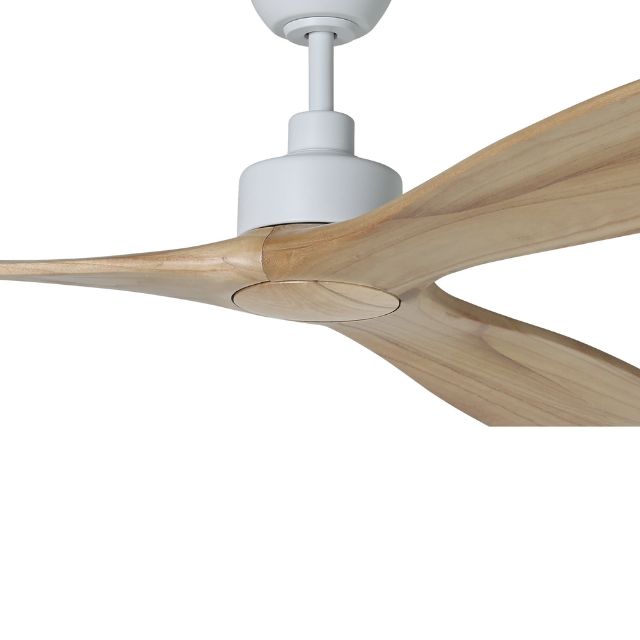 Eglo Currumbin 80 Inch DC Ceiling Fan with Remote Control - Natural White Finish - Energy Efficient Quiet Operation for Living Room, Bedroom or Outdoor Patio
