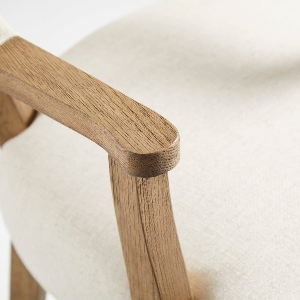 Cyan Design 11112 Natural Wood Counter Stool - Bar Stool for Kitchen Island, Breakfast Nook & Dining Room - Modern Farmhouse Style Seating