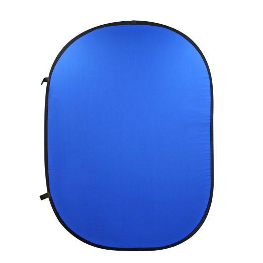 Chroma Key Green & Blue Double-Sided Nylon Pop-Up Backdrop with Stand & Peg Kit (1.5x2.1M) - Perfect for Photography, Video Streaming, and Virtual Backgrounds