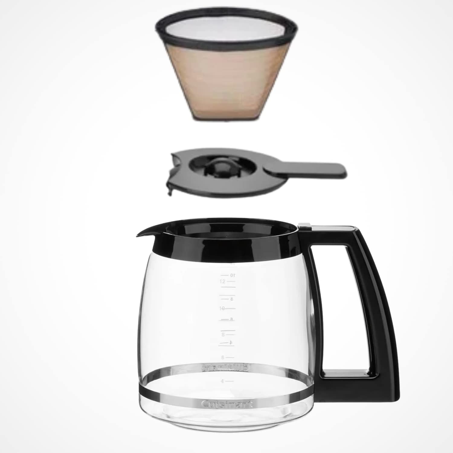 **Cuisinart SS-12FR 12-Cup Programmable Coffee Maker - Black (Renewed) | Drip Coffee Machine for Home & Office | Perfect for Mornings, Entertaining & Daily Brewing**