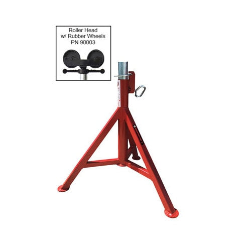B&B Pipe Tools 4210 Roller Head with Durable Rubber Wheels - Perfect for Plumbing, HVAC and Industrial Pipe Installation Projects