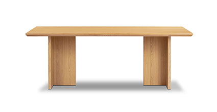 96 Inch Lisbon Dining Table - Modern Solid Wood Large Dining Room Table for 8-10 People - Perfect for Family Gatherings & Dinner Parties