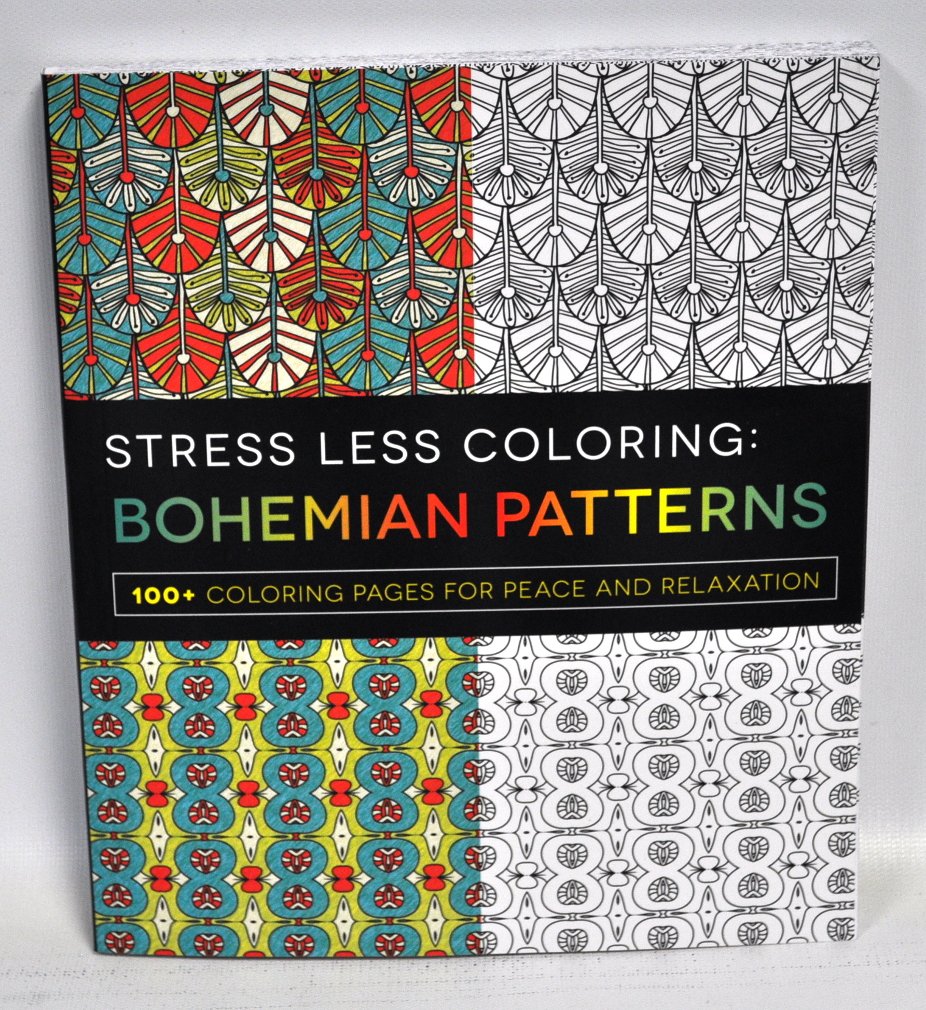 Stress Relief Coloring Book with Bohemian Patterns - Relaxing Adult Coloring Pages for Anxiety Relief & Mindfulness Meditation
