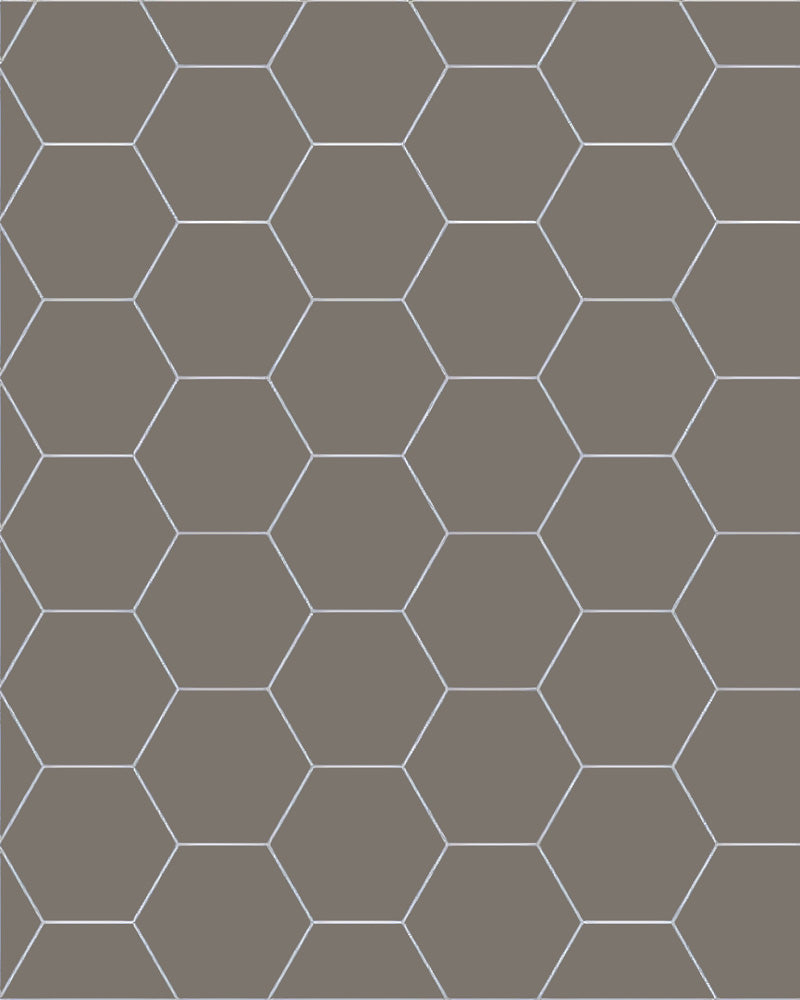 Hexagon 10x10 cm Dark Gray Granite Tile - Winckelmans Klinker for Kitchen Backsplash & Bathroom Flooring