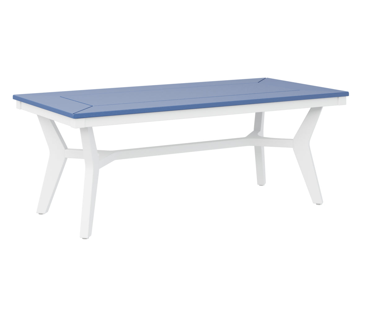 Pacific Blue on White
