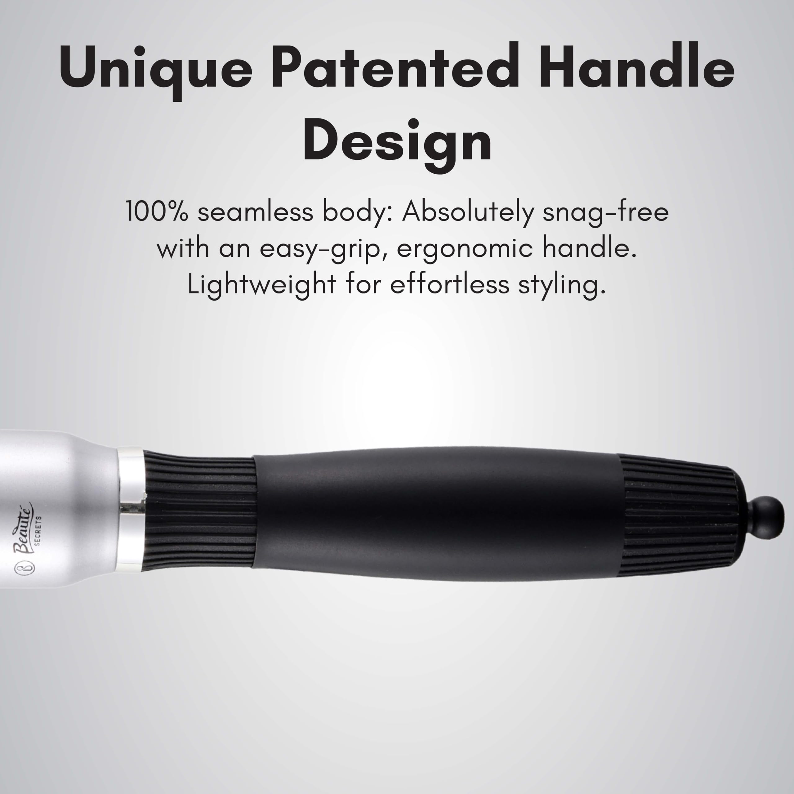 Beauté Secrets Professional Round Hair Brush for Women & Men - Blow Dryer Brush, Styling Comb for Voluminous, Bouncy Curls - Perfect for Salon-Quality Hair at Home, Travel & Daily Styling