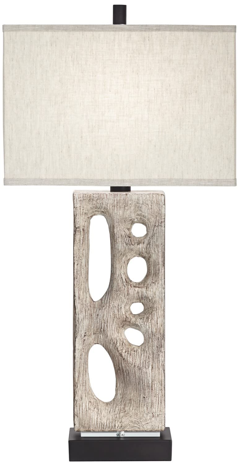 Franklin Iron Works TL-Poly Driftwood Texture Wall Decor - Rustic Coastal Home Decor for Living Room, Bedroom & Office - Perfect for Beach House, Farmhouse or Boho Style Interiors