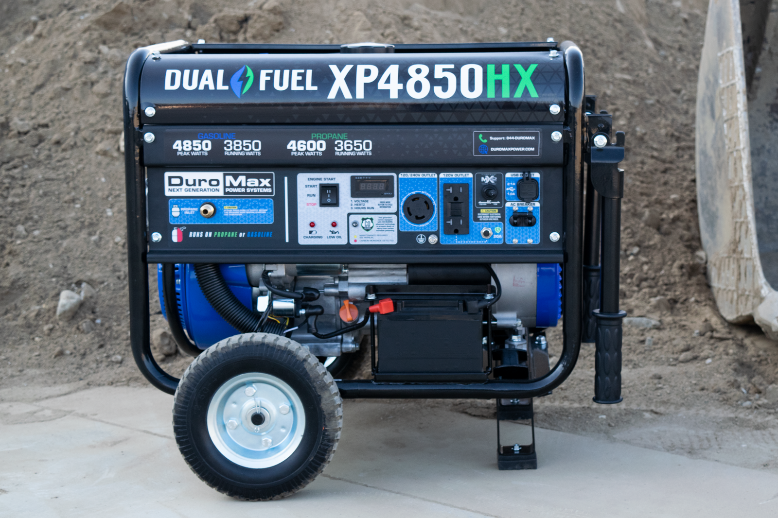 8500W Dual Fuel Portable Inverter Generator with CO Alert - Reliable Power for Camping, RV Trips & Emergency Backup