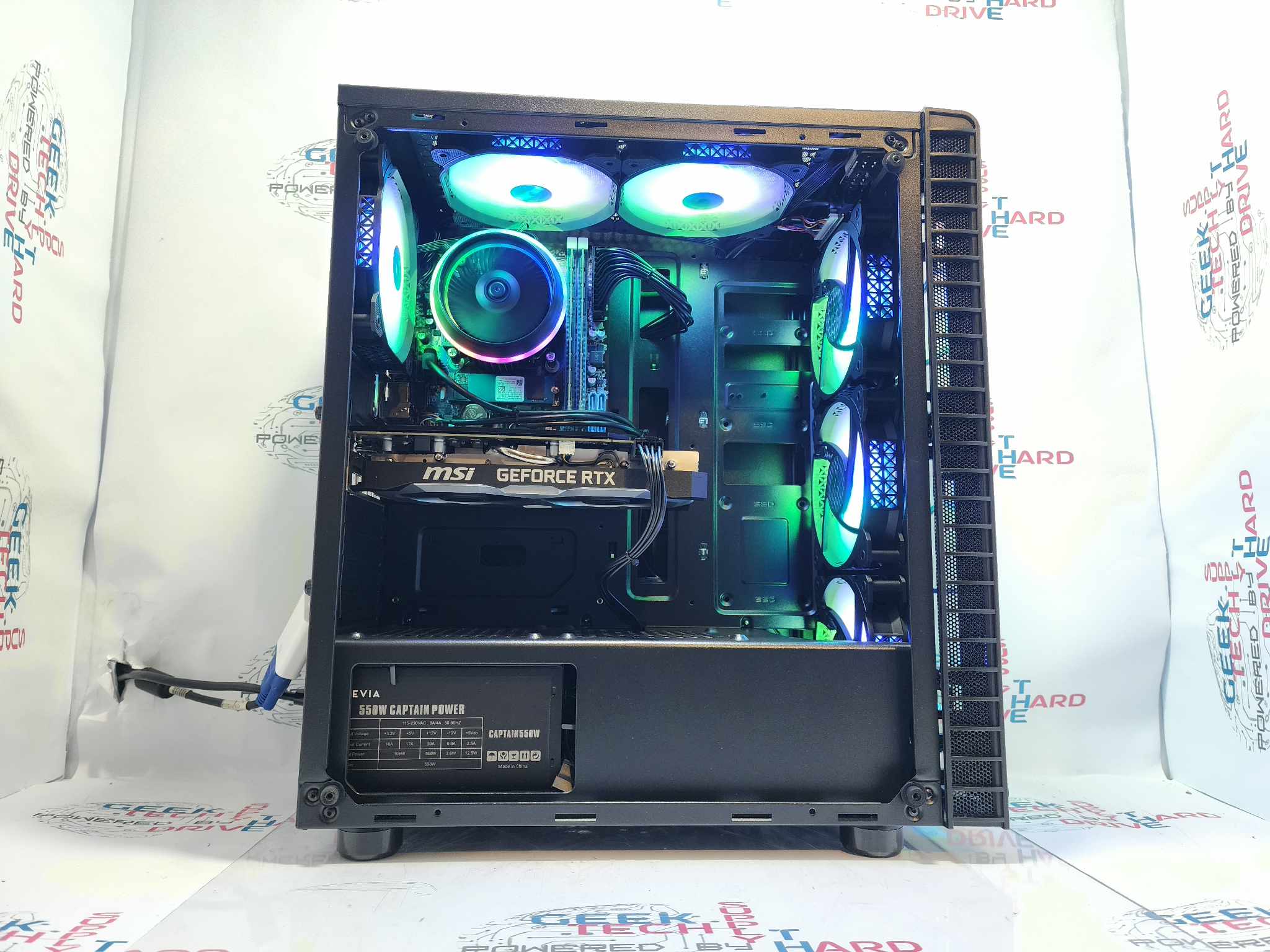 Custom Gaming PC Desktop Computer - AMD Ryzen 5, 1TB SSD, 16GB RAM, NVIDIA RTX 2060, WiFi - High Performance Gaming & Streaming Setup for Esports & VR
