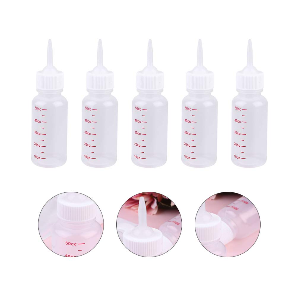 5pcs Pet Nursing Bottle Set - Kitten & Puppy Feeding Bottles with Nipples for Milk and Water - Essential Newborn Cat & Dog Care Supplies - Perfect for Feeding Orphaned Kittens and Puppies at Home
