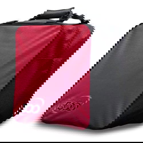 Columbia 300 White Dot Single Tote Red Bowling Bag - Premium Bowling Accessory for Men & Women - Perfect for League Play & Practice Sessions