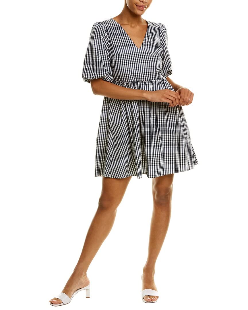 Madewell V-Neck Mini Dress - Fresh Sprigs Print for Summer Outings
