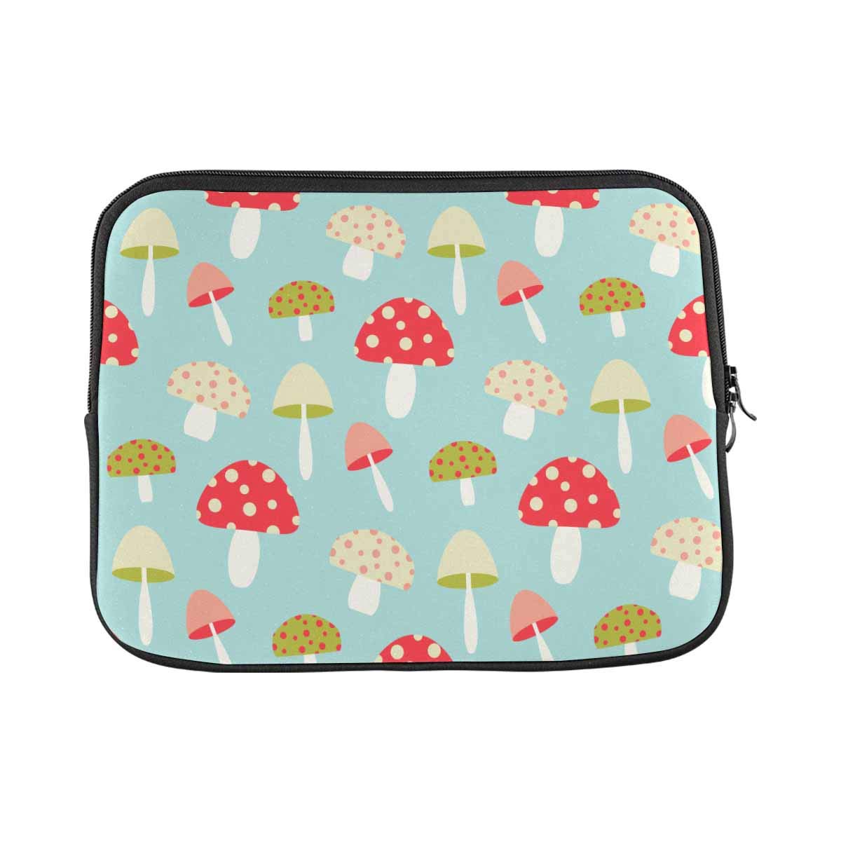 INTERESTPRINT 11-11.6 Inch Laptop Sleeve Bag with Pretty Mushroom Design - Protective Notebook Computer Case for MacBook, Dell, HP - Perfect for Work, School & Travel