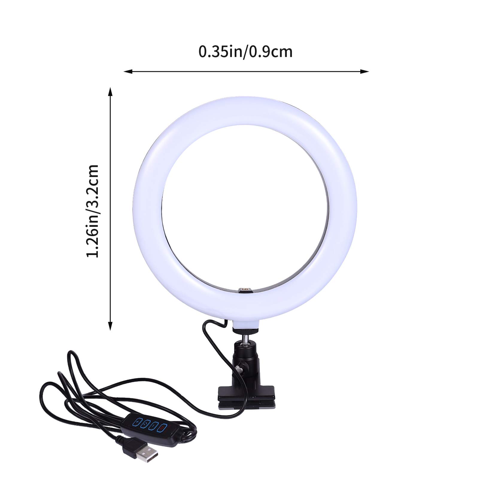 Jojofuny Selfie Ring Light with Clip - 10