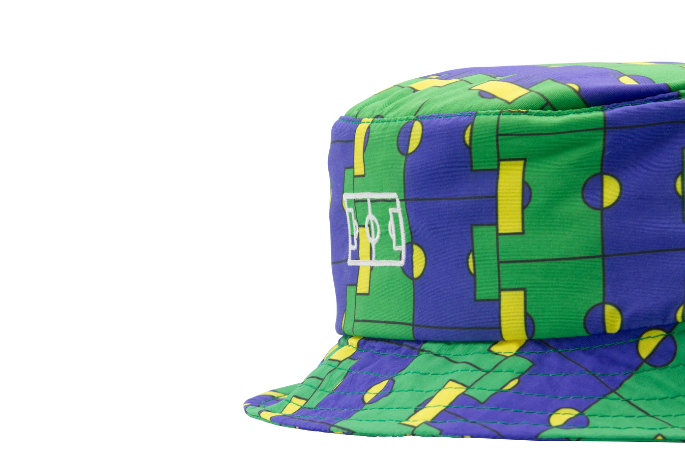 Goiaba E.C. Brazil Print Nylon Bucket Hat - Lightweight Sun Protection for Beach, Hiking & Outdoor Adventures