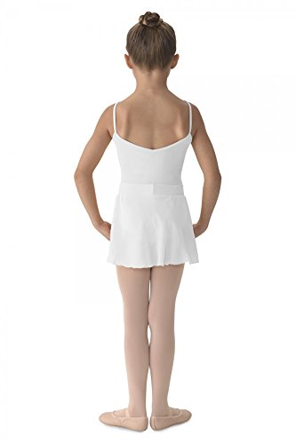 Mirella Girls Georgette Mock Wrap Skirt - Flowy A-Line Skirt for Kids, Toddler & Teen Girls - Perfect for School, Parties & Special Occasions