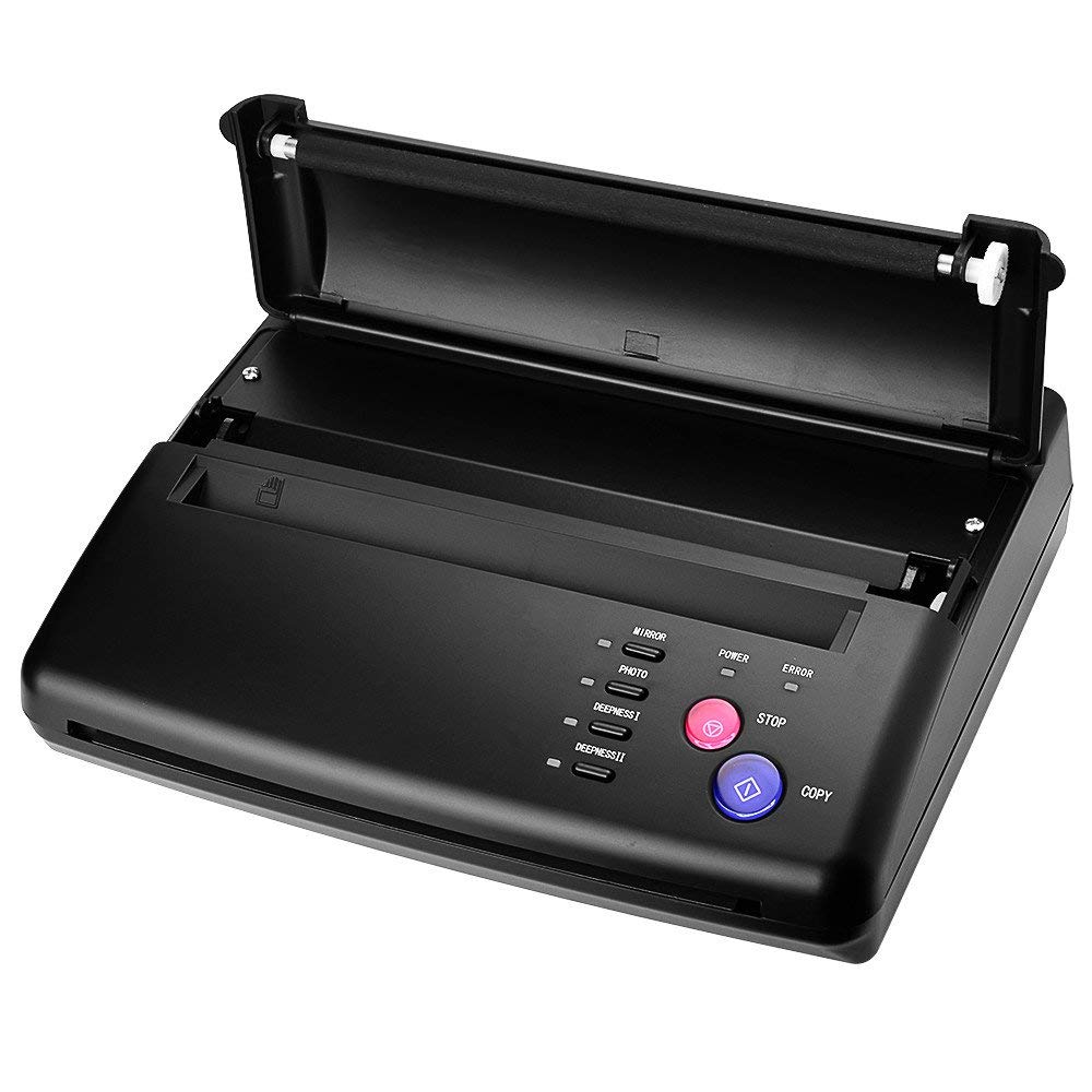 Pirate Face Tattoo Stencil Machine - Professional Thermal Copier for Tattoo Flash & Stencil Making | Perfect for Tattoo Artists & Studio Use
