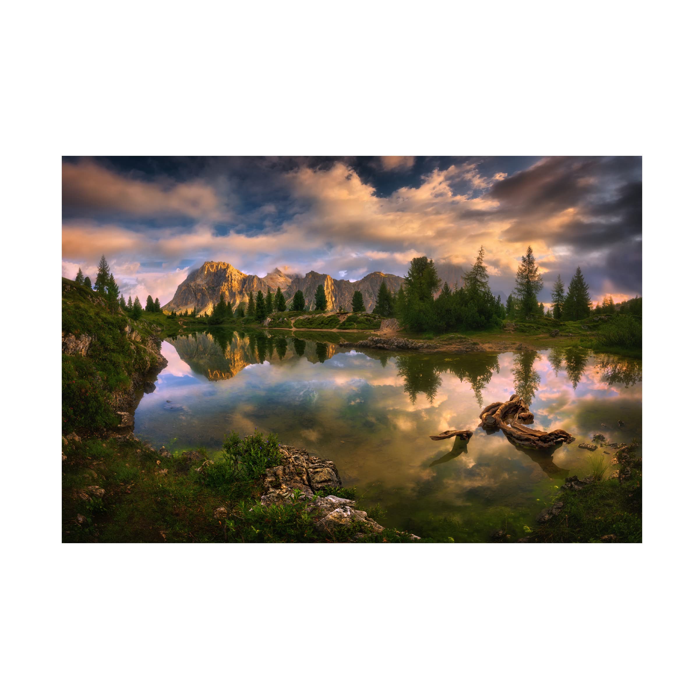 Trademark Fine Art 'Limides' Canvas Wall Art by Krzysztof Browko - Modern Abstract Painting for Living Room, Bedroom & Office Decor