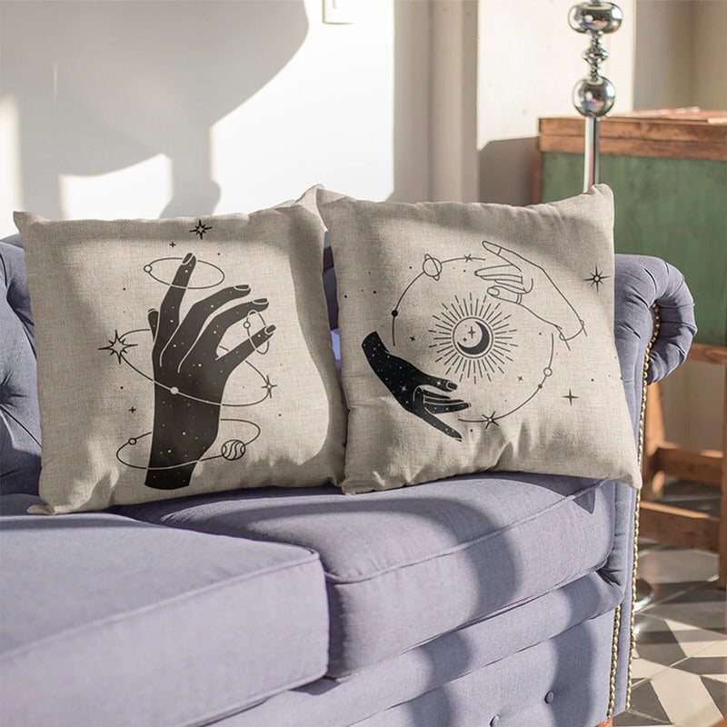 Premium Magic Hands Cushion Covers - Soft Decorative Pillow Cases for Sofa, Bed & Home Decor - Perfect for Living Room, Bedroom & Office Decorations