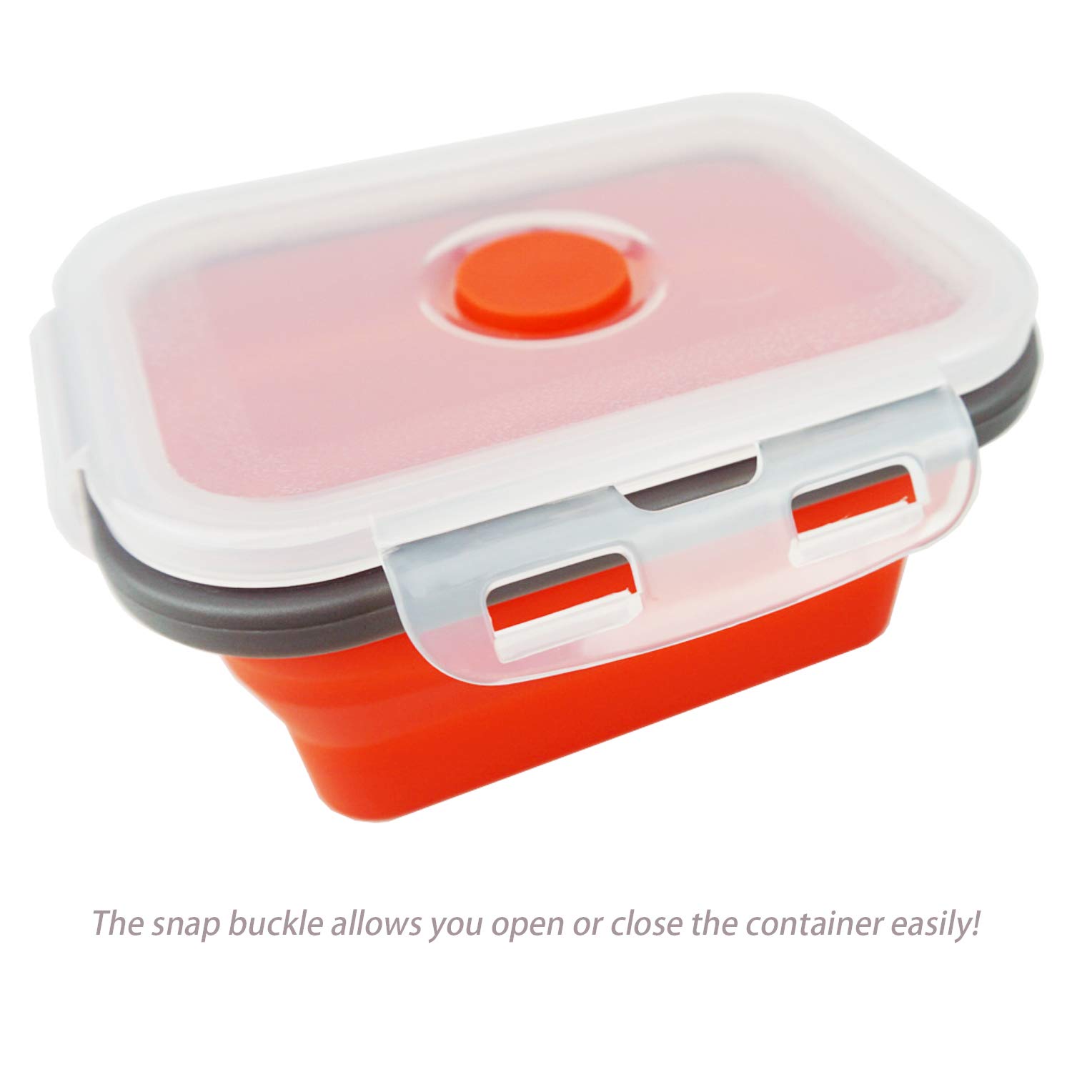 Eco-Friendly Reusable Silicone Food Storage Containers Set of 3 - Collapsible, Airtight Silicone Bowls for Meal Prep, Camping & Travel - Perfect for Picnics, Office Lunch & Outdoor Adventures