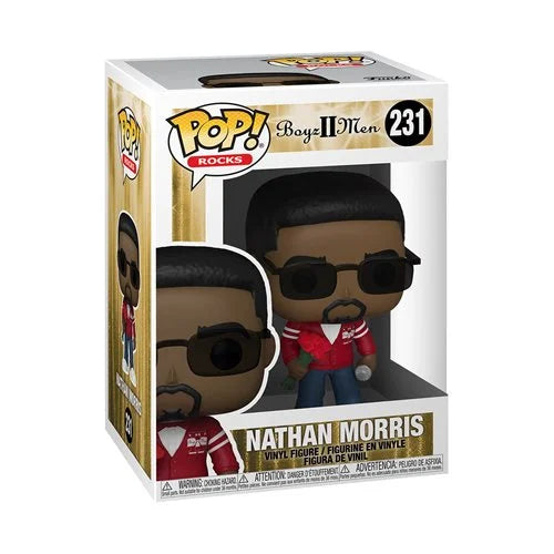 Boyz II Men Nathan Morris Funko Pop! Vinyl Figure - Exclusive Collectible Music Memorabilia for Fans & Gift Idea