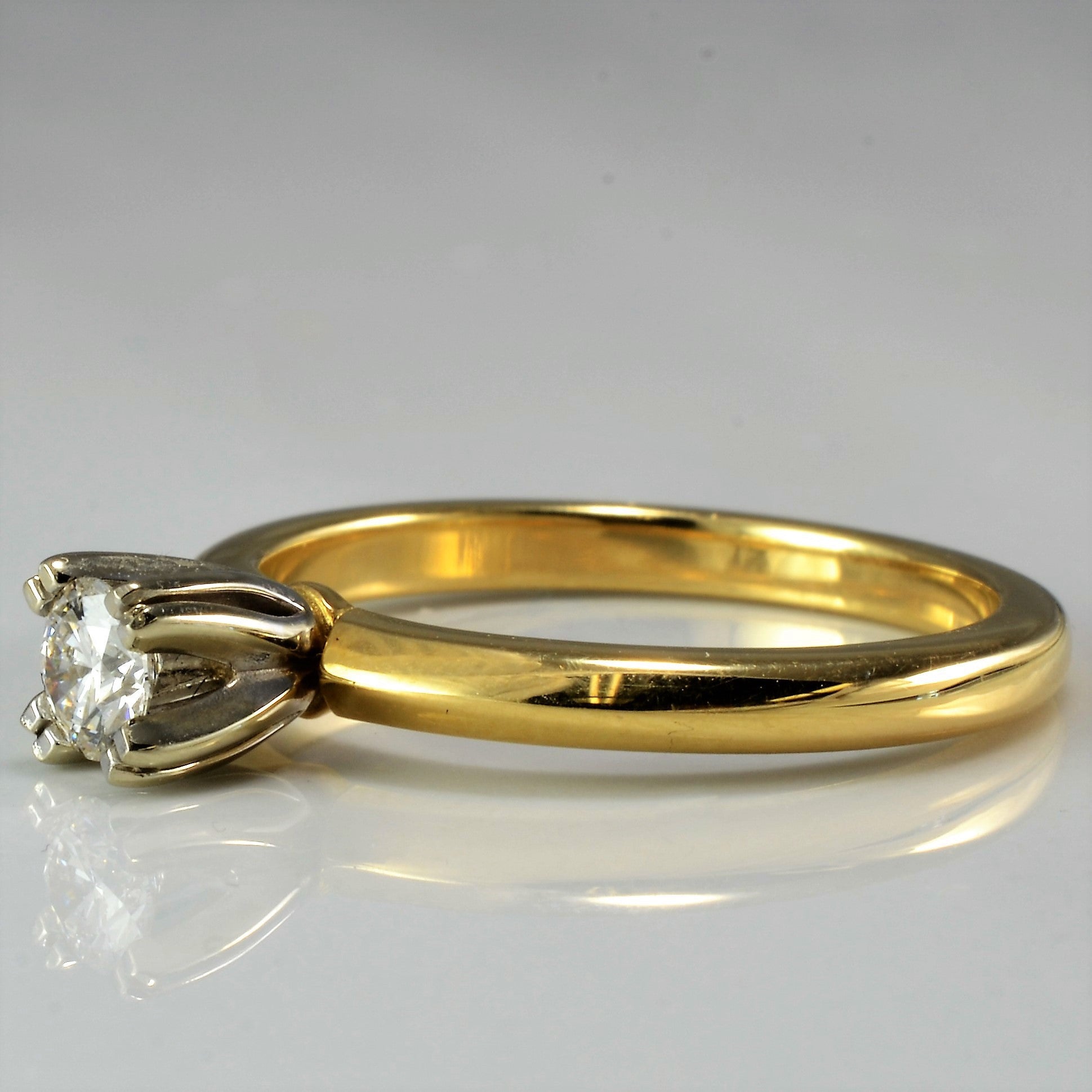 0.25 ct VS2 F/G Double Prong Solitaire Engagement Ring - Size 7 | Classic Elegant Wedding Band for Proposals, Anniversaries & Bridal Jewelry Gifts