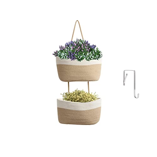 2 Tier White + Jute