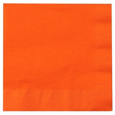 Premium Orange Lunch Napkins - Sunkissed Orange Color, Disposable & Eco-Friendly for Parties, Picnics & BBQs