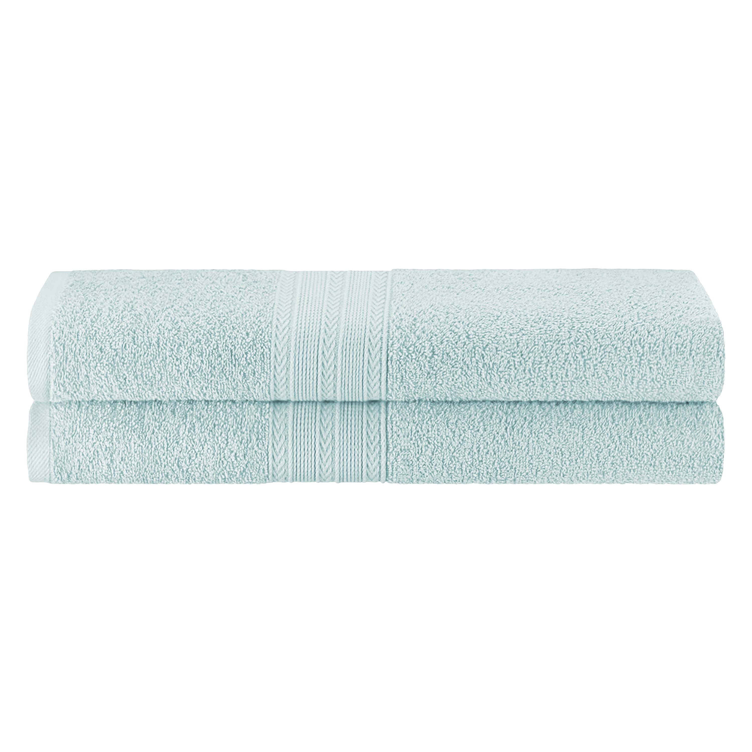 Soft Cotton Eco-Friendly 2-Piece Bath Sheet Towel Set - Ultra Absorbent & Quick Dry for Spa, Beach & Luxury Bathroom