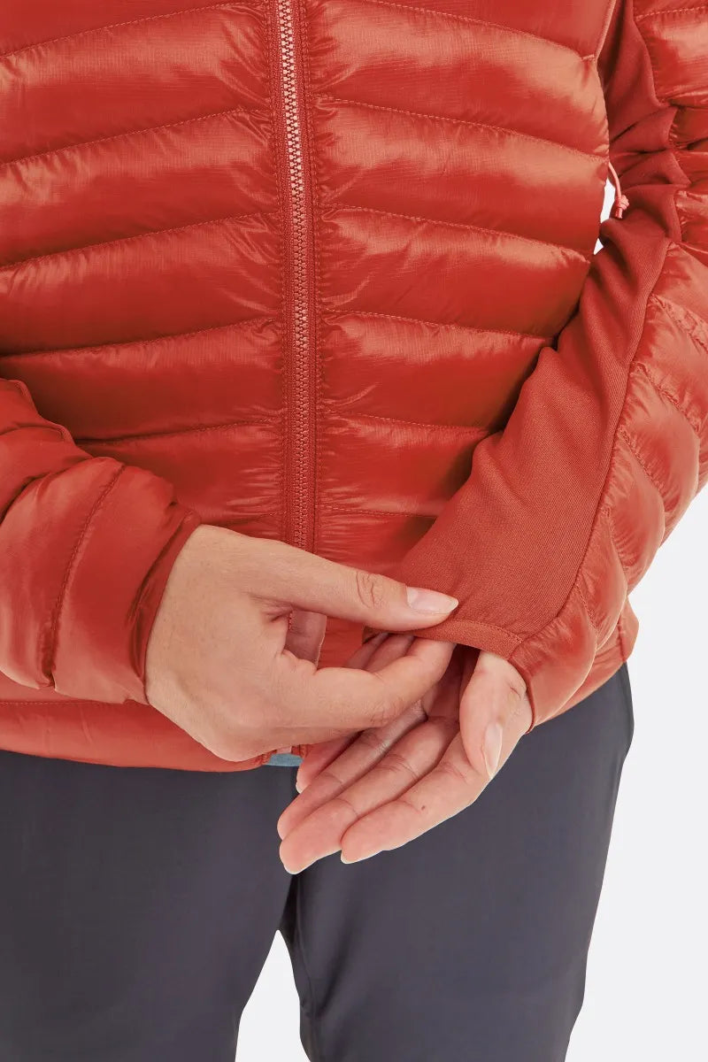 Cirrus Flex Insulated Hooded Jacket for Women - Lightweight Waterproof Winter Coat with Fleece Lining - Perfect for Hiking, Skiing & Outdoor Activities