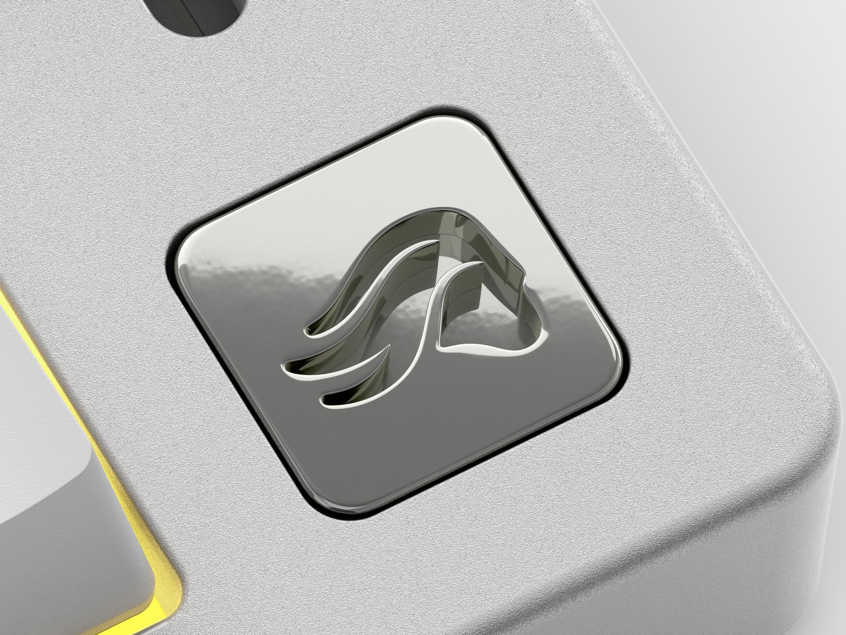 Glorious GMMK Macro Numpad - Wired & Wireless Bluetooth Mechanical Keypad, Premium Aluminum Frame, Customizable Knob & Slider, RGB Backlit, Linear Switches, 18 ABS Doubleshot Keycaps (Ice White) - Perfect for Gaming, Programming & Office Work