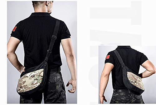 Lightweight Minimalist Satchel Bag for Commuters & Everyday Carry - Multicam & Multicam Black Options | Includes Tactical Key Holder Pouch | Perfect for Work, Travel & Outdoor Adventures