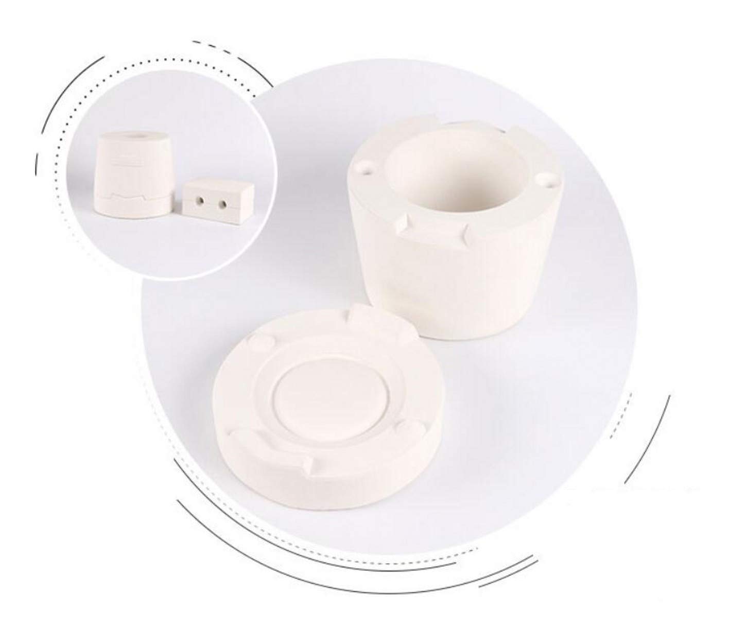 Premium Ceramic Coffee Cup Slump & Hump Mold Set - Plaster Pottery Molds for Clay Crafting - Perfect for DIY Ceramics, Home Decor & Gift Making